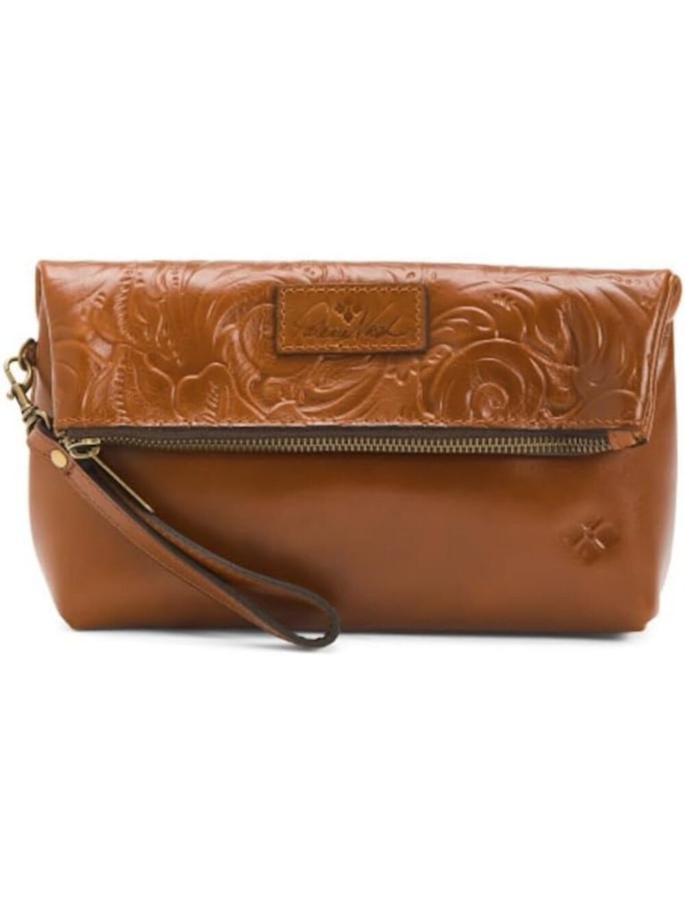 Chic Fold-Over Wristlet Clutch - Stylish Travel Accessory & Everyday Organizer